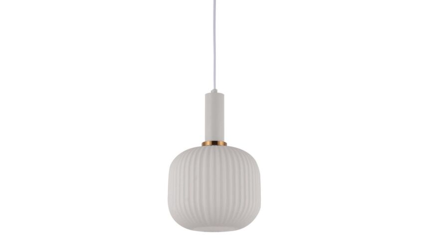 Lampa wisząca biała GATO LUMINA DECO LDP 1217 (WT+WT)