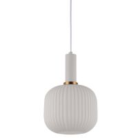 Lampa wisząca biała GATO LUMINA DECO LDP 1217 (WT+WT)