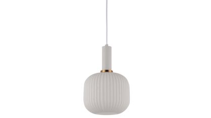 Lampa wisząca biała GATO LUMINA DECO LDP 1217 (WT+WT)