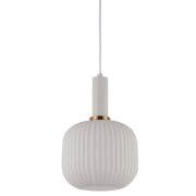 Lampa wisząca biała GATO LUMINA DECO LDP 1217 (WT+WT)