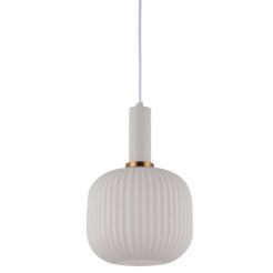 Lampa wisząca biała GATO LUMINA DECO LDP 1217 (WT+WT)