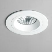 Lampa sufitowa wpuszczana Taro Fire Rated 5672 biała okrągła techniczna IP65