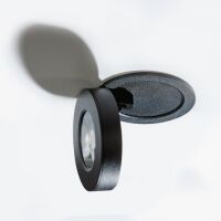 Oprawa wpuszczana ruchoma FRIDA Azzardo 7W IP54 CZARNA