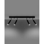 Lampa sufitowa EYETECH 4 SL.0900 SOLLUX LIGHTING listwa regulowana 4x G9 - 4