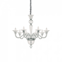 Lampa wisząca Żyrandol Brigitta SP8 199382 NOWOCZESNY IP20 E27 metal Ideal Lux OPRAWA W STYLU NOWOCZESNYM