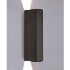 Smukły czarny kinkiet MALMO 9705 Nowodvorski 30 CM 