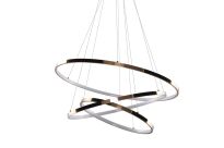 Lampa wisząca WHEEL 3 DIMM AZ2918 nowoczesny styl w kolor złoty 3 okręgi o różnej średnicy ściemnialna bez pilota  - 4