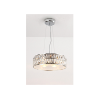 Lampa wisząca Diamante P0238 Maxlight okrągła pałacowa kryształ 46 cm średnicy 