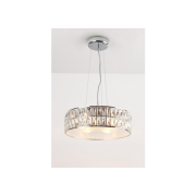 Lampa wisząca Diamante P0238 Maxlight okrągła pałacowa kryształ 46 cm średnicy 