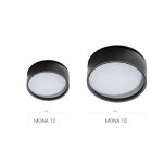 OPRAWA MONA SPOT 18W AZ4535 AZZARDO ŁAMANA WPUSZCZANA ᴓ 10 CM CZARNA - 6