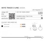 Reflektor do szyny  SKYE TRACK 3 LINE AZ4520 AZZARDO KULA LED 12W - 5