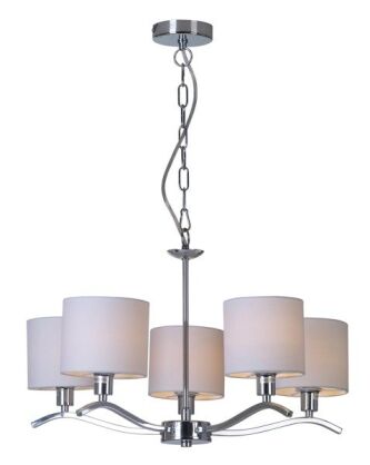 LAMPA WISZĄCA lampa wewnętrzna ZUMA LINE CARMEN PENDANT RLD94103-5 W KOLORZE Transparentnym NOWOCZESNY  