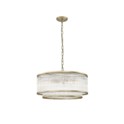 Lampa wisząca SERGIO P0528-06H-V6AC ZumaLine Wykonana z metalu i szkła 