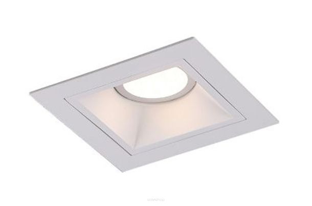 Oprawa Podtynkowa Wpuszczana H0080 Maxlight Biała Techniczna Kwadrat Cofnięty