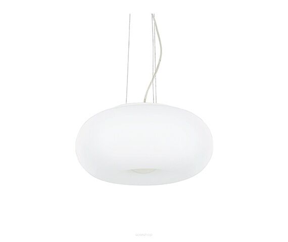 Lampa wisząca Ulisse SP3 D42 095226 NOWOCZESNY IP20 SZKŁO Ideal Lux biała oprawa w stylu design