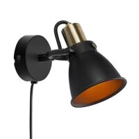Kinkiet ALTON 107856 Markslojd GUSTOWNA LAMPA ŚCIENNA W KOLORZE CZARNYM 