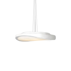 Lampa wisząca Circulo 58 biała AZzardo MD 5657L AZ0989 WH wykonana jest ze stali w kolorze białym i szkła