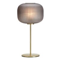 Lampa stołowa SOBER 1L Mosiądz/Szary 107820