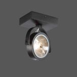 Reflektor LIRIO 128/1 GU10 aluminiowa lampa techniczna dostępna w trzech kolorach  - 2