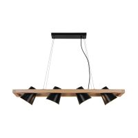 P22077-4 ELTI LAMPA WISZĄCA CZARNA ZUMALINE