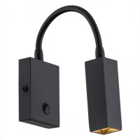 Kinkiet ROCKSTAR 4758 Argon Czarny na szyjce włącznik