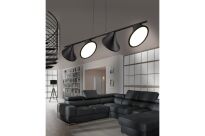 Lampa wisząca CLAMOR AZ2696 retro styl kolor czarny mat  - 2