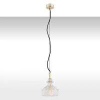 Lampa wisząca CRUZ 4198 Argon szklana mosiądz