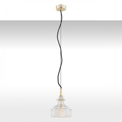Lampa wisząca CRUZ 4198 Argon szklana mosiądz