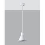 Lampa wisząca TAZILA 1 SL.0987 SOLLUX LIGHTING biały stożek ES111 - 4