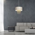 Lampa wisząca ALMERIA WHITE/GOLD MILAGRO MLP6446 - 3