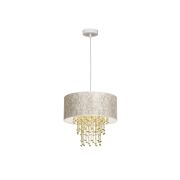 Lampa wisząca ALMERIA WHITE/GOLD MILAGRO MLP6446