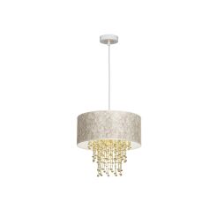 Lampa wisząca ALMERIA WHITE/GOLD MILAGRO MLP6446