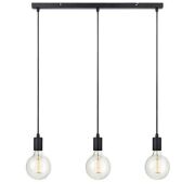 Lampa wisząca Sky 106336 Markslojd czarna industrial trzy zwisy listwa