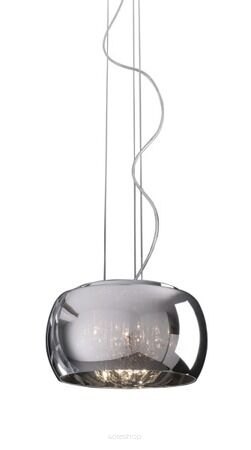 LAMPA WISZĄCA ZUMA LINE CRYSTAL PENDANT P0076-06X KRYSZTAŁKI NOWOCZESNA NASTROJOWA SZKLANY KLOSZ 
