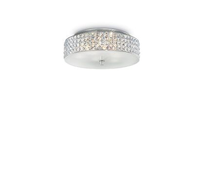 Lampa sufitowa Roma 000657 NOWOCZESNY IP20  METAL / SZKŁO oprawa w stylu nowoczesnym Ideal Lux LAMPA WEWNĘTRZNA  