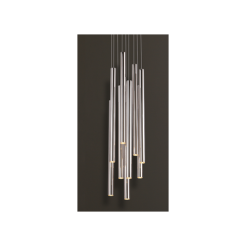 Lampa wisząca Organic P0206 Maxlight wykończenie w kolorze chromu podsufitka na kole nowoczesna