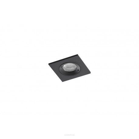 Lampa wpuszczana Pablo AZ4140 techniczna CZARNA kwadrat GU10 IP54