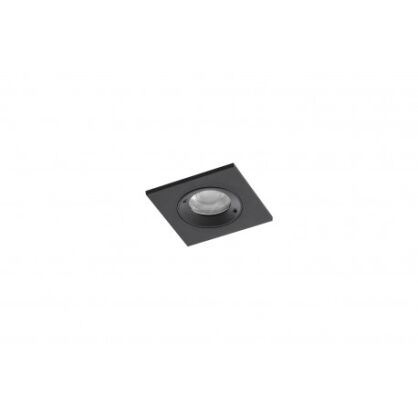 Lampa wpuszczana Pablo AZ4140 techniczna CZARNA kwadrat GU10 IP54