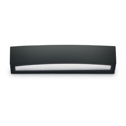 Kinkiet ANDROMEDA AP2 CZARNY Ideal Lux  100371 IP54  szerokość  45cm  ma podwójny klosz  górny i dolny z przezroczystego szkła ma kolor czarny