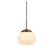 Lampa wisząca RISE 108296 Markslojd eliptyczny kształt szkło antyczny brąz