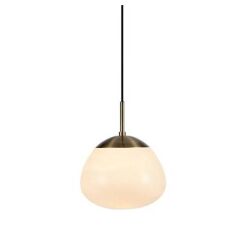 Lampa wisząca RISE 108296 Markslojd eliptyczny kształt szkło antyczny brąz