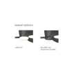 Wentylator sufitowy led VENETI CCT + REMOTE CONTROL bialy pilot AZ4451 - 2