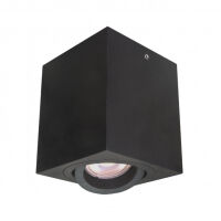 Lampa sufitowa EMILIO IT8004S1-BK Italux CZARNA KOSTKA WYS. 9,5 CM IP20 GU10 