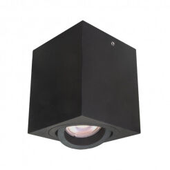 Lampa sufitowa EMILIO IT8004S1-BK Italux CZARNA KOSTKA WYS. 9,5 CM IP20 GU10 