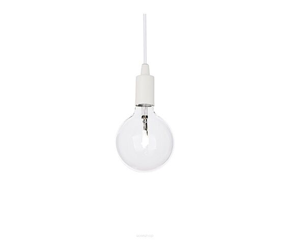 Lampa wisząca Edison SP1 biały 113302, czarny 113319  NOWOCZESNY IP20  METAL Ideal Lux LAMPA WEWNĘTRZNA BIAŁA OPRAWA W MINIMALISTYCZNYM STYLU