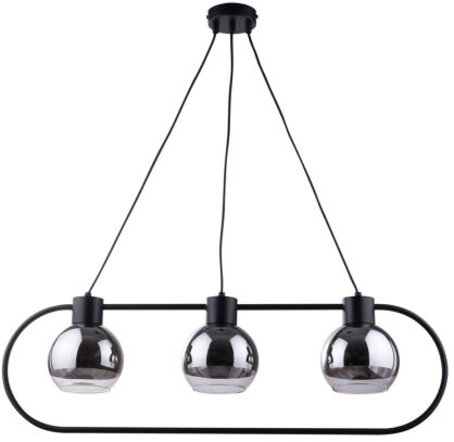 Lampa wisząca LINDA 3 SIGMA 31891 CZARNA  LOFTOWA