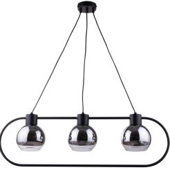 Lampa wisząca LINDA 3 SIGMA 31891 CZARNA  LOFTOWA