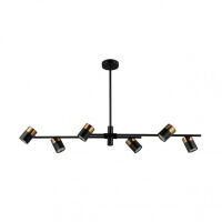 Lampa wisząca Elice PND-58892-6-BK-BRO Italux