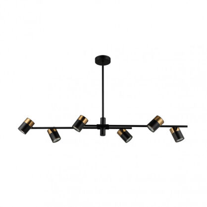 Lampa wisząca Elice PND-58892-6-BK-BRO Italux