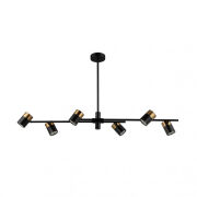 Lampa wisząca Elice PND-58892-6-BK-BRO Italux
